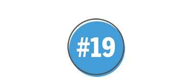 A blue circle with a white border proudly displays the number #19 in crisp white text, symbolizing top-tier shipping with WWEX.